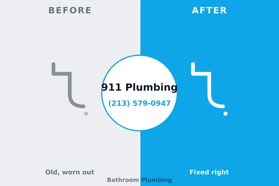 Before and after: plumbing repair Port Salerno, FL